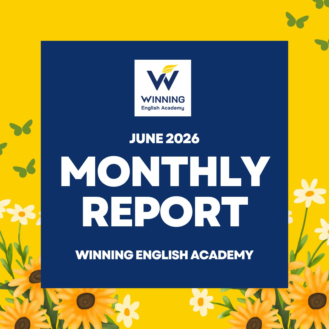 Students celebrating graduation at WINNING English school in Cebu, Philippines
